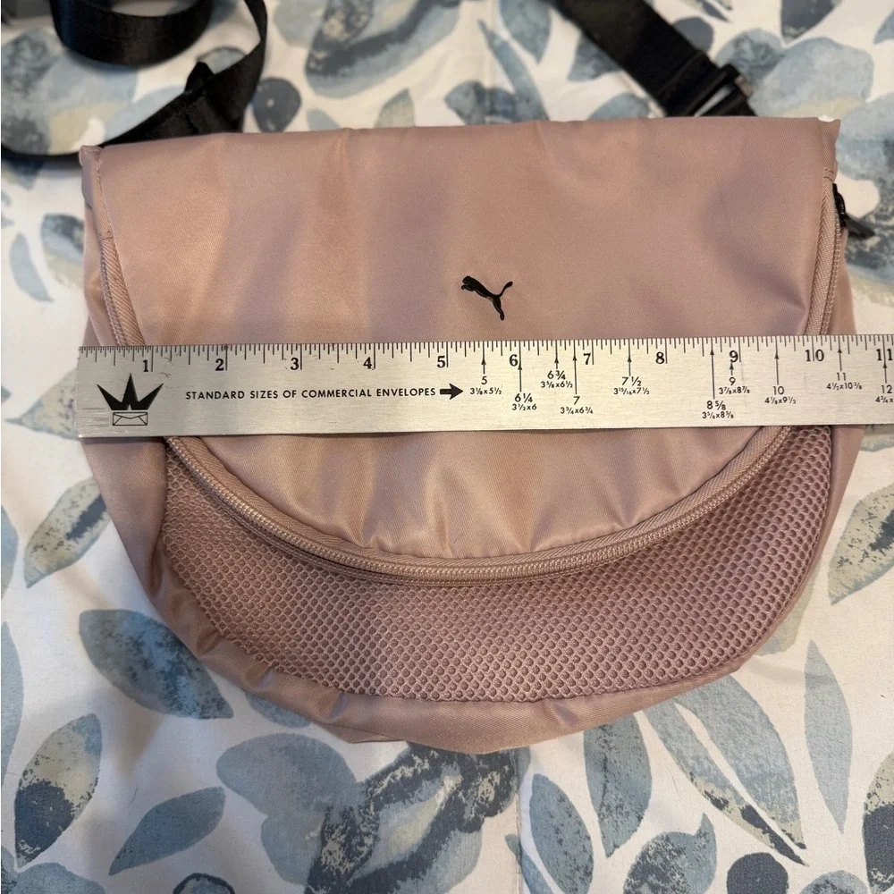 Puma Pink Crossbody Bag with Minimalist Design